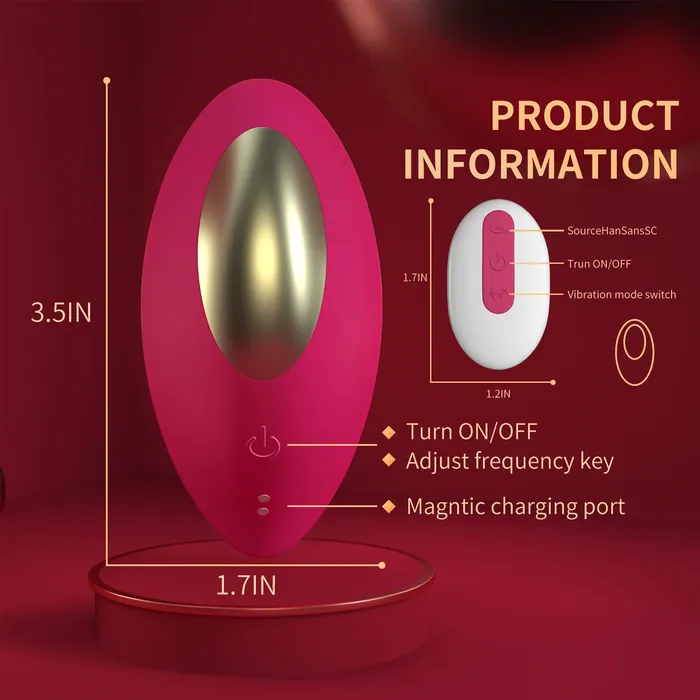 JazzToy Sucking Wearable Vibrator APPRemote Vibrators