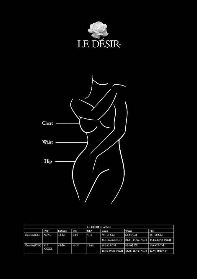 Le Desir Bliss Lingerie PEEK A BOO FISHNET DRESS Black Le Desir Bliss Lingerie Anal