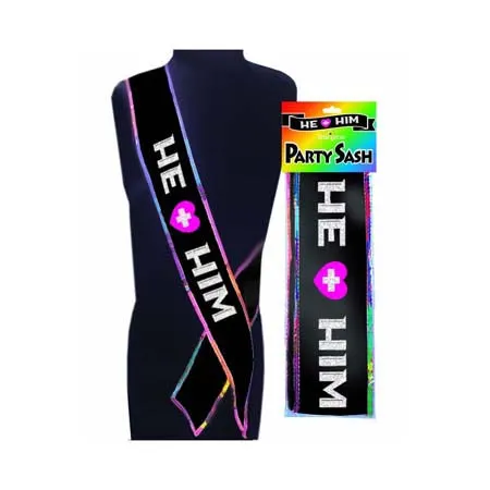 Little Genie Productions Vibrators He Him Sash