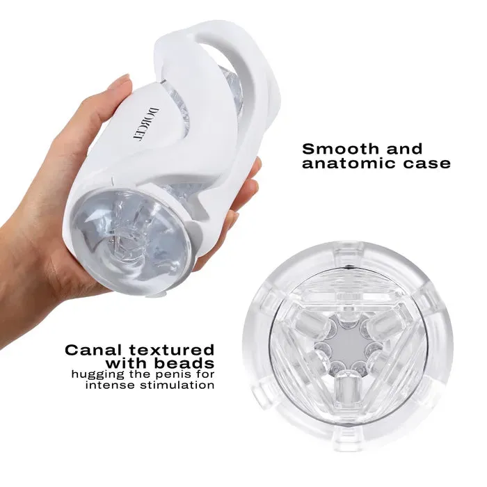 Lovely Planet USA Male Sex Toys Dorcel Deep Blow Masturbator White
