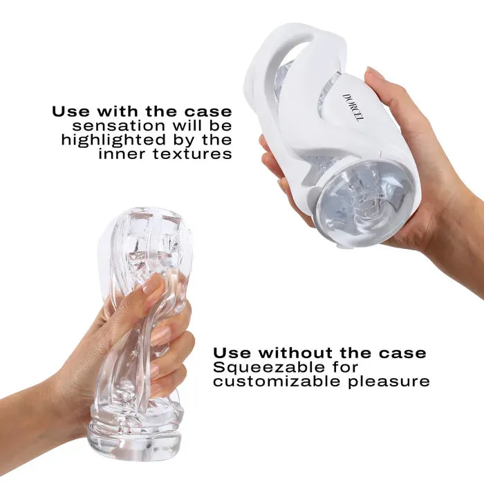 Lovely Planet USA Male Sex Toys Dorcel Deep Blow Masturbator White