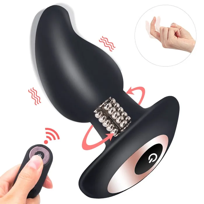 Lusty Age Anus Vibrator Rotation Beads Prostate Massager Anal