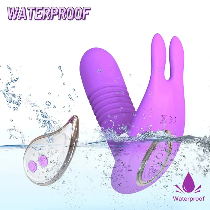Lusty Age Female Sex Toys Wearable Dildo Telescopic Rotating Vagina Vibrator