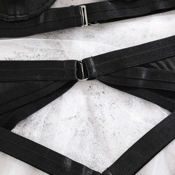 Luxury Erotic Lingerie For Women 3Pieces PushUp Underwear Set EVEs SECRETS Anal