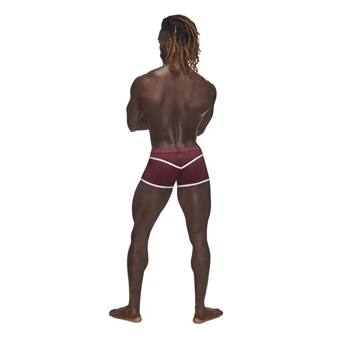 Male Power Anal Sport Mesh Sport Short Medium Burgundy Male Power Anal Sport Mesh Sport Short Medium Burgundy