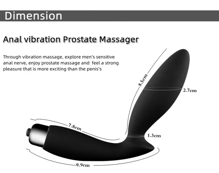 Male Sex Toys JazzToy Anal vibration Prostate Massager