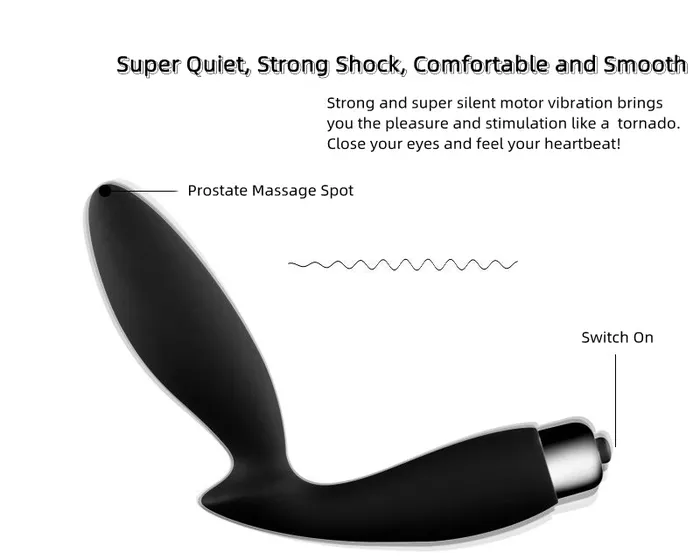 Male Sex Toys JazzToy Anal vibration Prostate Massager