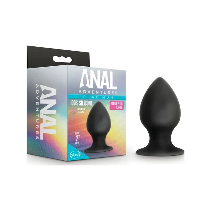 Male Sex Toys Large Anal Stout Butt Plug Anal Adventures Platinum Silicone Anal Adventures Male Sex Toys Large Anal Stout Butt Plug Anal Adventures Platinum Silicone Anal Adventures