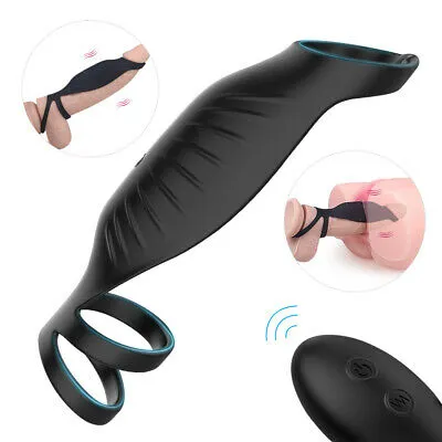 Male Sex Toys Wireless Vibrating Penis Ring Vibrator Lusty Age