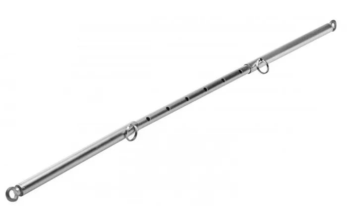 Master Series Male Sex Toys Master Series SPREAD ME ADJUSTABLE STEEL SPREADER BAR Silver