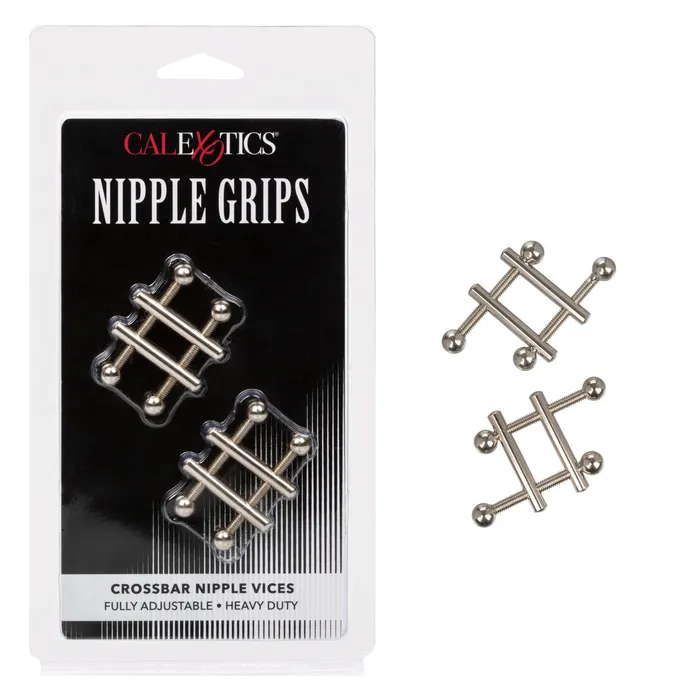Nipple Clitoral Toys CALEXOTICS NIPPLE GRIPS CROSSBAR NIPPLE VICES