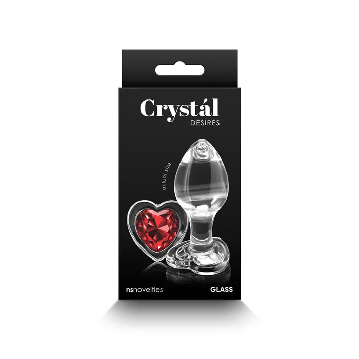 NS NOVELTIES Anal CRYSTAL DESIRES RED HEART PLUG
