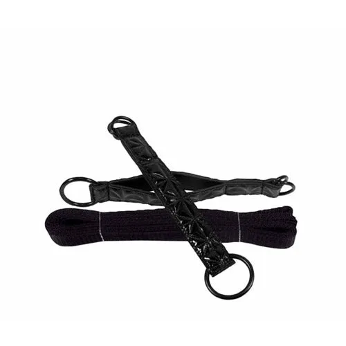nsnovelties Anal Sinful Bed Restraint Straps Black