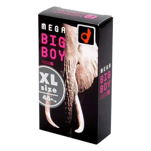 Okamoto Mega Big Boy 12s Pack Latex Condom Okamoto Female Sex Toys