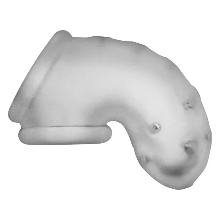 OxBalls Male Sex Toys Airlock AirLite Vented Chastity Clear Ice