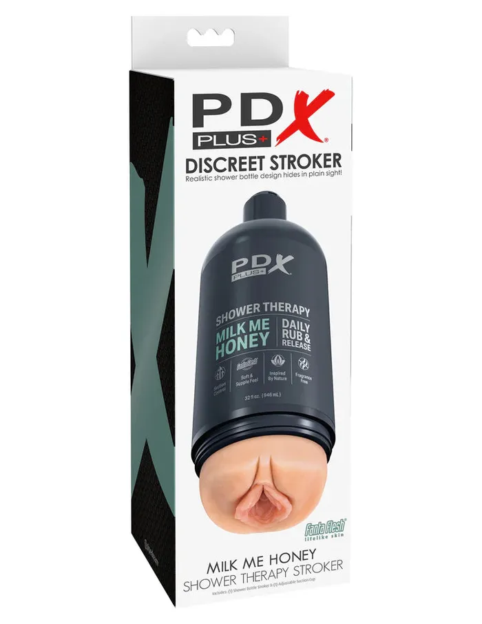 PDX PLUS SHOWER THERAPY MILK ME HONEY PIPEDREAM Vibrators