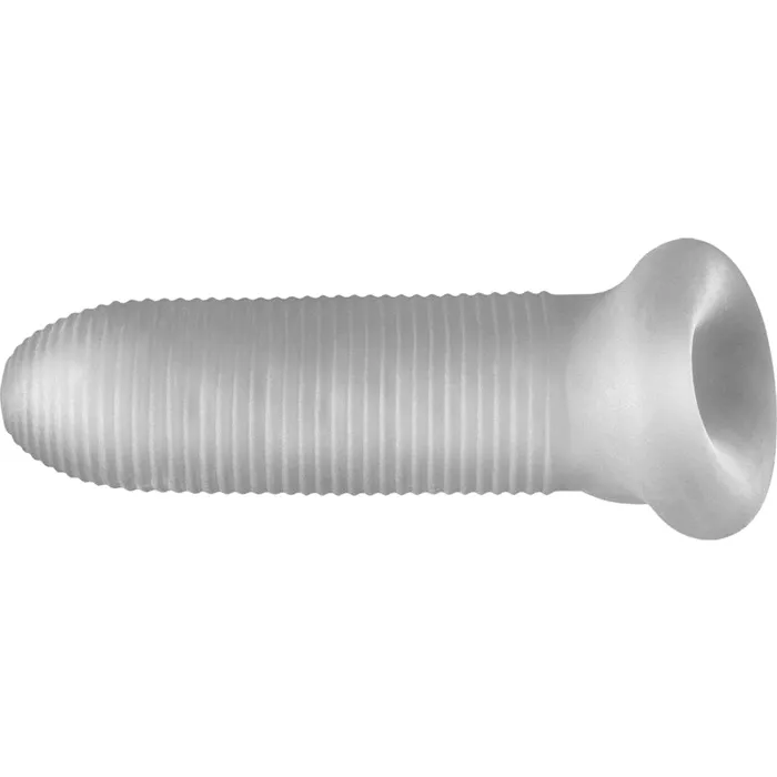 PerfectFit Dildos Fat Boy Micro Rib Sheath 55in Clear