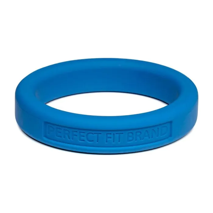PerfectFit Male Sex Toys Classic Silicone Medium Stretch Penis Ring 44mm Blue PerfectFit Male Sex Toys Classic Silicone Medium Stretch Penis Ring 44mm Blue
