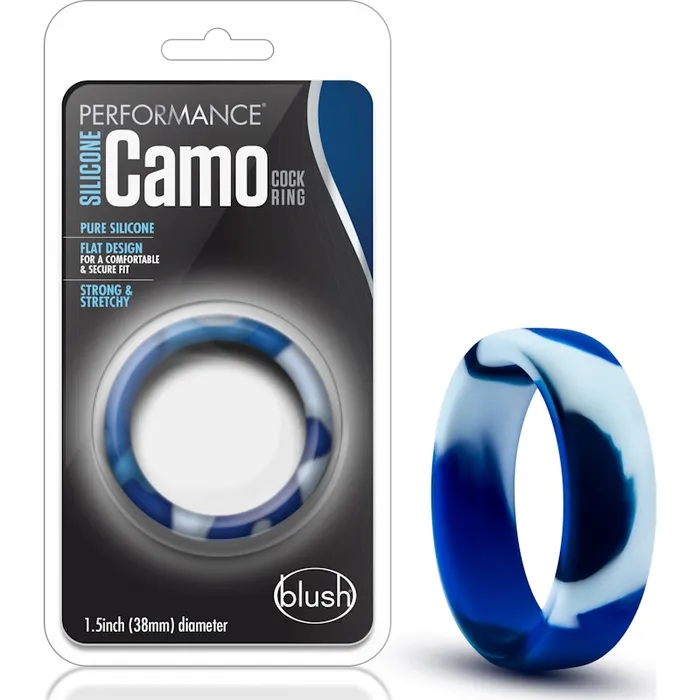 Performance Male Sex Toys Performance Silicone Camo Cock Ring Blue Camoflauge Blue Performance Male Sex Toys Performance Silicone Camo Cock Ring Blue Camoflauge Blue