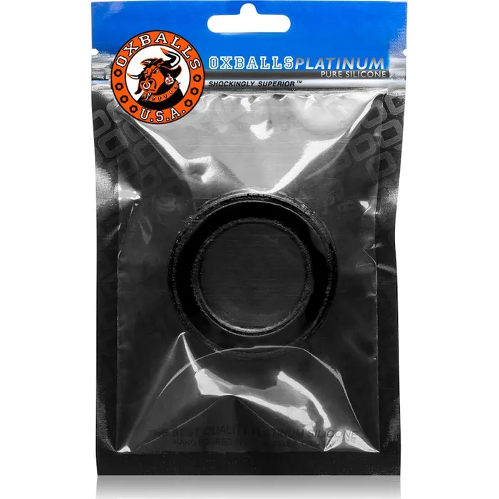 Pig Ring Cockring Black Black OxBalls Anal