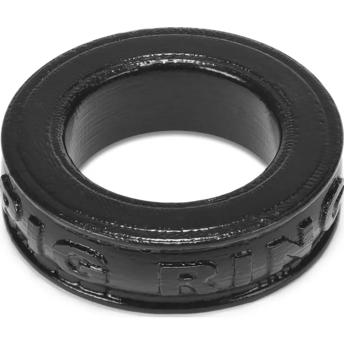 Pig Ring Cockring Black Black OxBalls Anal