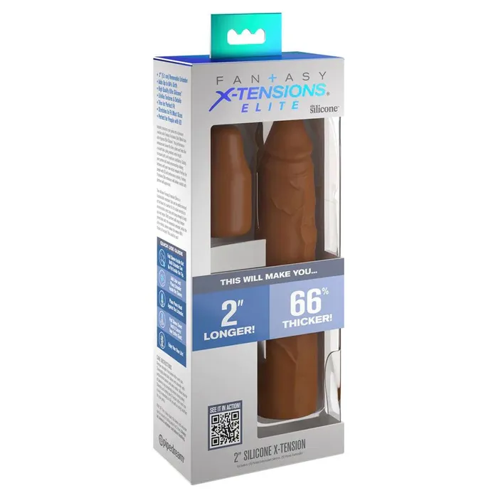 Pipedream Anal Fantasy XTensions Elite 8 Inch Sleeve With 2 Inch Plug Tan Pipedream Anal Fantasy XTensions Elite 8 Inch Sleeve With 2 Inch Plug Tan
