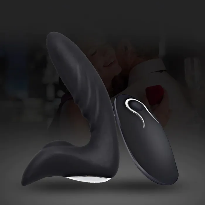 Prostate Massager for Men and Women Waterproof Butt Anal Plug with Powerful 12 Stimulations EVEs SECRETS Male Sex Toys