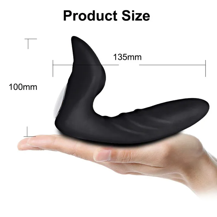 Prostate Massager for Men and Women Waterproof Butt Anal Plug with Powerful 12 Stimulations EVEs SECRETS Male Sex Toys