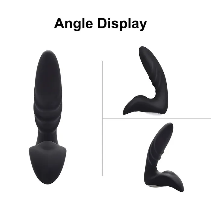 Prostate Massager for Men and Women Waterproof Butt Anal Plug with Powerful 12 Stimulations EVEs SECRETS Male Sex Toys