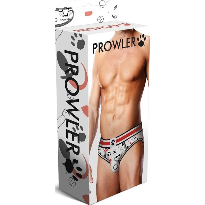 Prowler Puppie Print Open Brief Large Red Prowler Vibrators