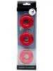 Rubber Cockring 3 Pack by Sport Fucker Red Calvista Anal