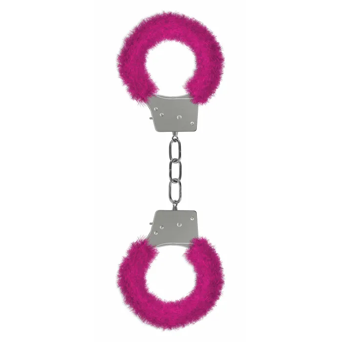 Shots Ouch Vibrators Beginners Furry Handcuffs Pink