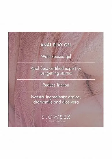 Slow Sex Anal Play Gel Bijoux Anal Slow Sex Anal Play Gel Bijoux Anal