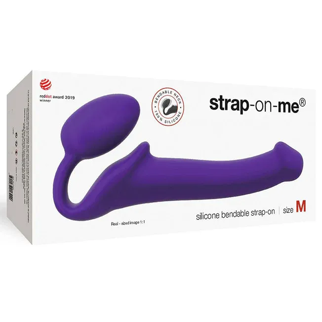 StrapOnMe SemiRealistic Bendable StrapOn Purple Size M straponme Female Sex Toys StrapOnMe SemiRealistic Bendable StrapOn Purple Size M straponme Female Sex Toys