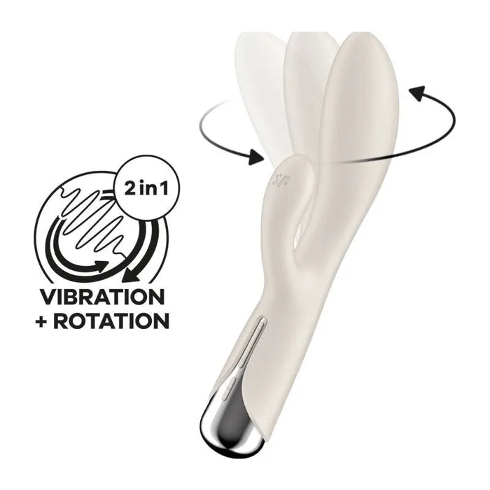 Vibrators Satisfyer Satisfyer Spinning Rabbit 1 Beige