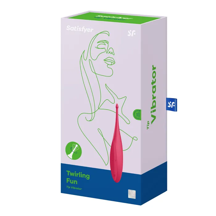 Vibrators Satisfyer Twirling Fun Poppy Red