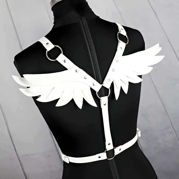 Womens Fashion PU Leather Body Bondage Punk Rave Womens Accessories EVEs SECRETS Restraints