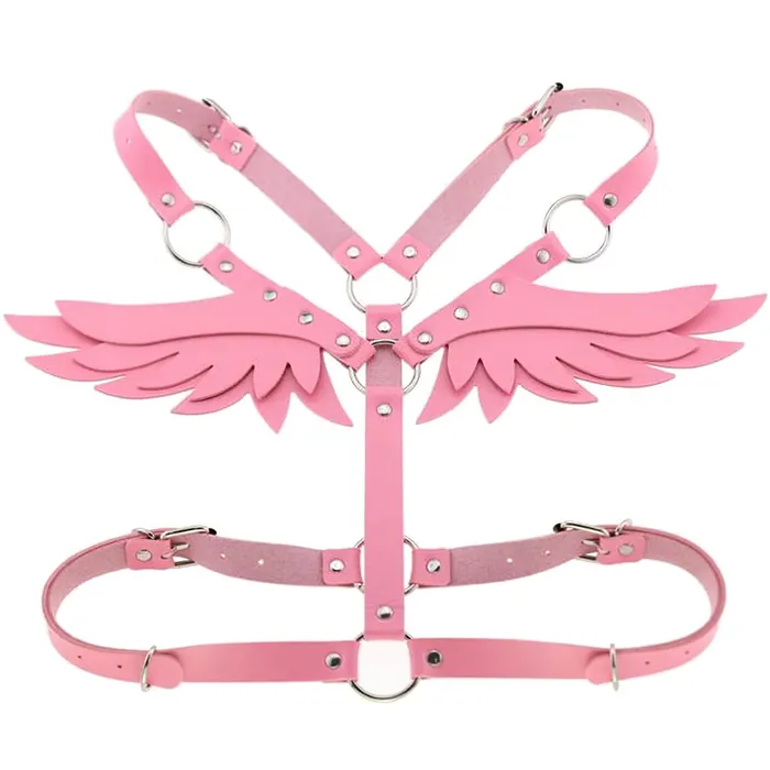 Womens Fashion PU Leather Body Bondage Punk Rave Womens Accessories EVEs SECRETS Restraints