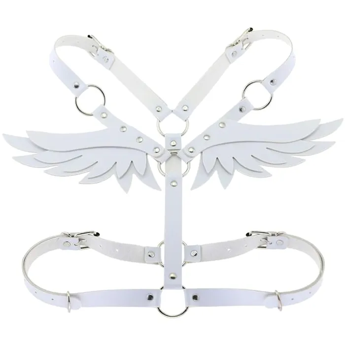 Womens Fashion PU Leather Body Bondage Punk Rave Womens Accessories EVEs SECRETS Restraints