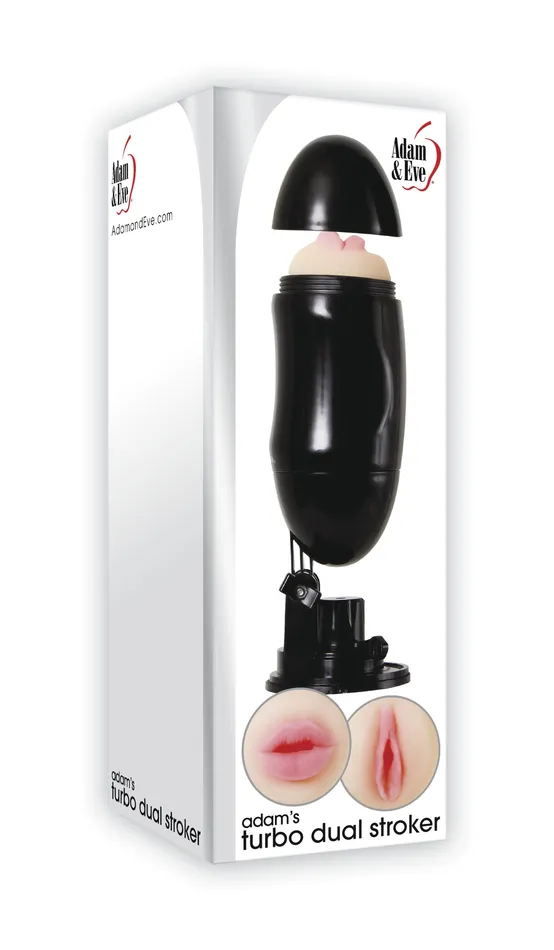 Adams Turbo Dual Stroker Adam Eve Male Sex Toys