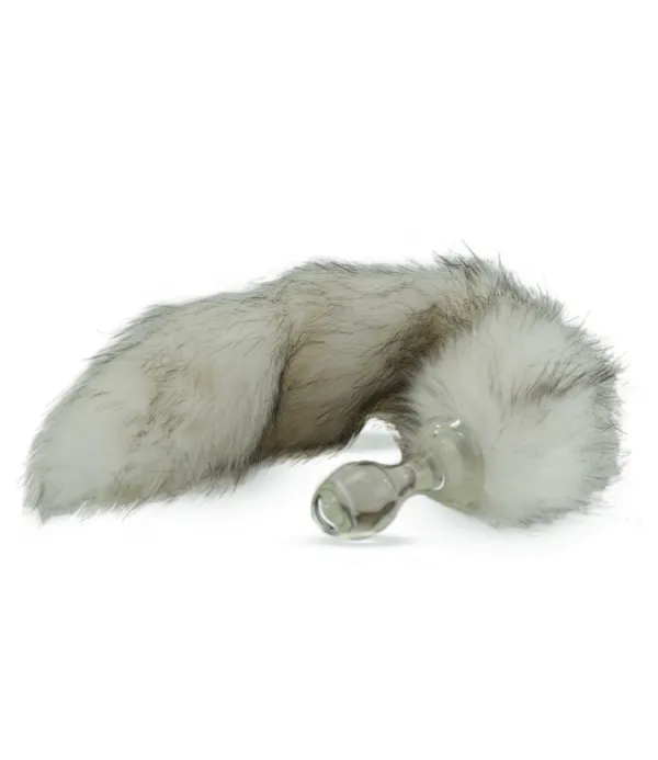 Anal Crystal Delight Crystal Minx Detachable Faux Husky Tail Plug