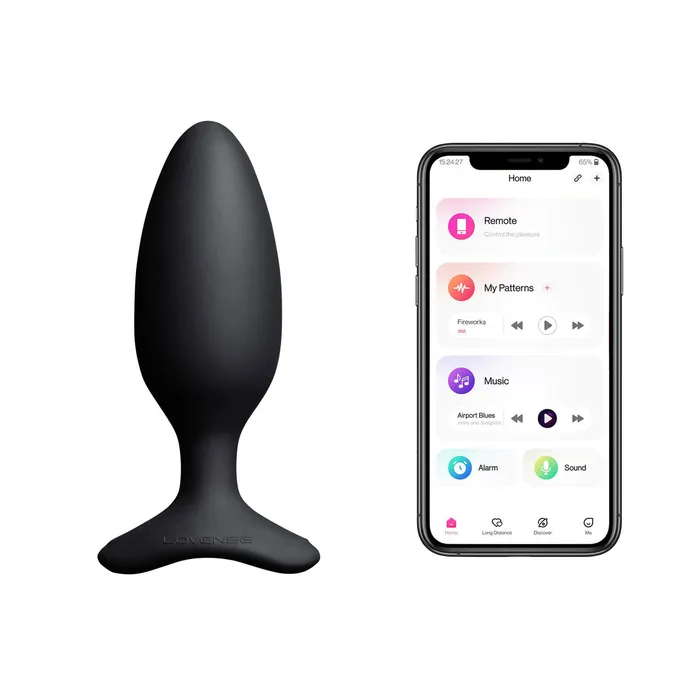 Anal Lovense Hush 2 Appcontrolled Vibrating Butt Plug 175 Inch Lovense