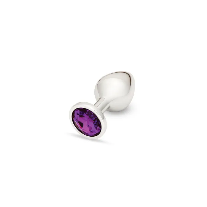 Anal ME YOU US Me You Us Crystal Jewels Butt Plug Purple Large