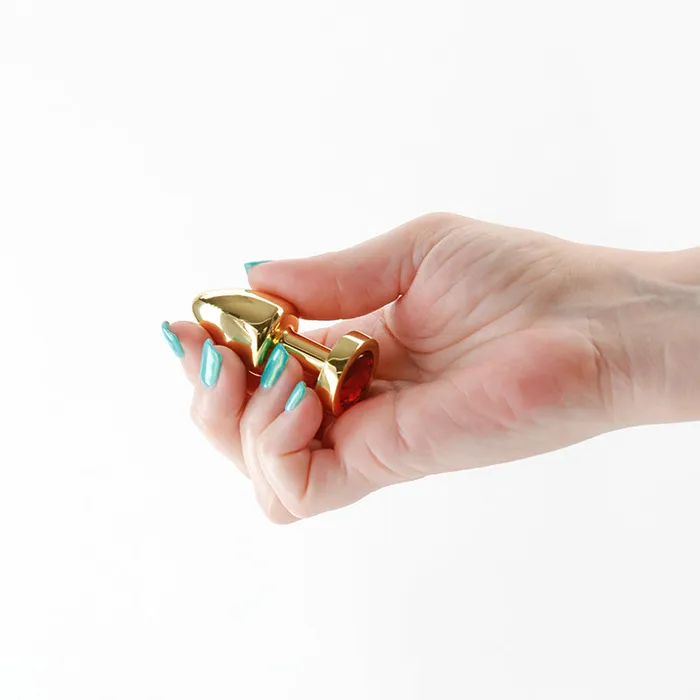 Anal NS Novelties Rear Assets Butt Plug Petite Gold Red
