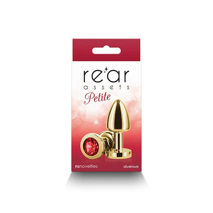 Anal NS Novelties Rear Assets Butt Plug Petite Gold Red