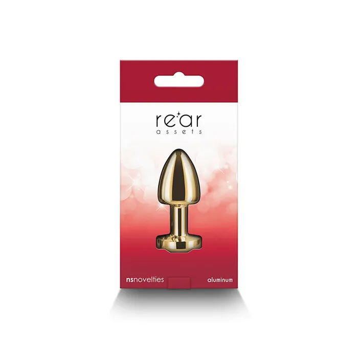 Anal NS Novelties Rear Assets Butt Plug Petite Gold Red