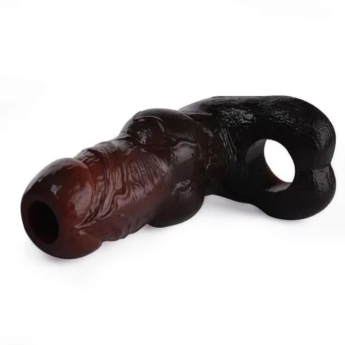 Anal Safystyle WATCH VIDEO Black Penis Sleeve S8112Black