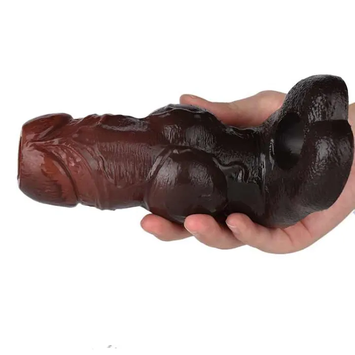 Anal Safystyle WATCH VIDEO Black Penis Sleeve S8112Black