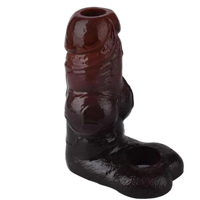 Anal Safystyle WATCH VIDEO Black Penis Sleeve S8112Black