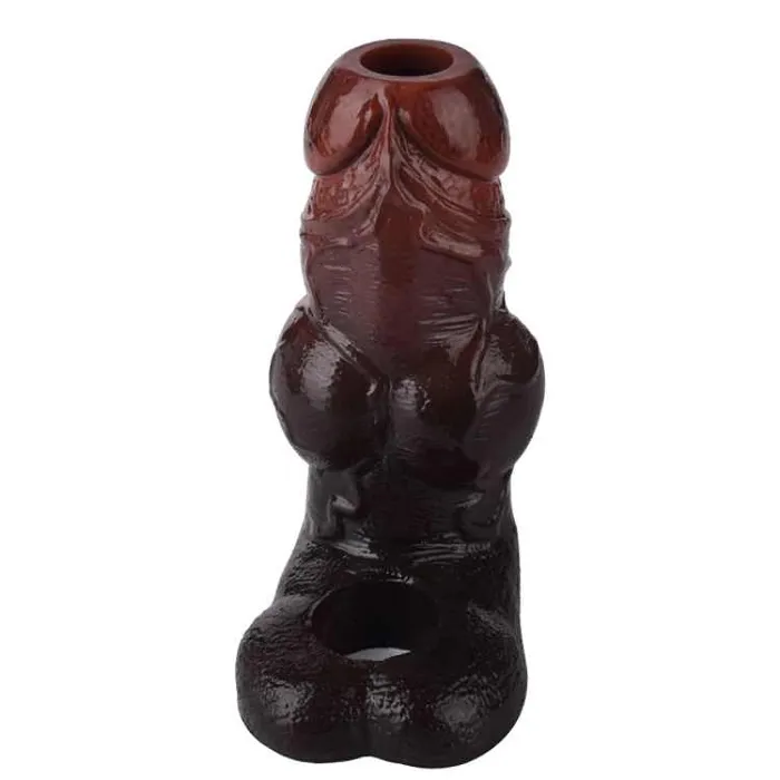 Anal Safystyle WATCH VIDEO Black Penis Sleeve S8112Black